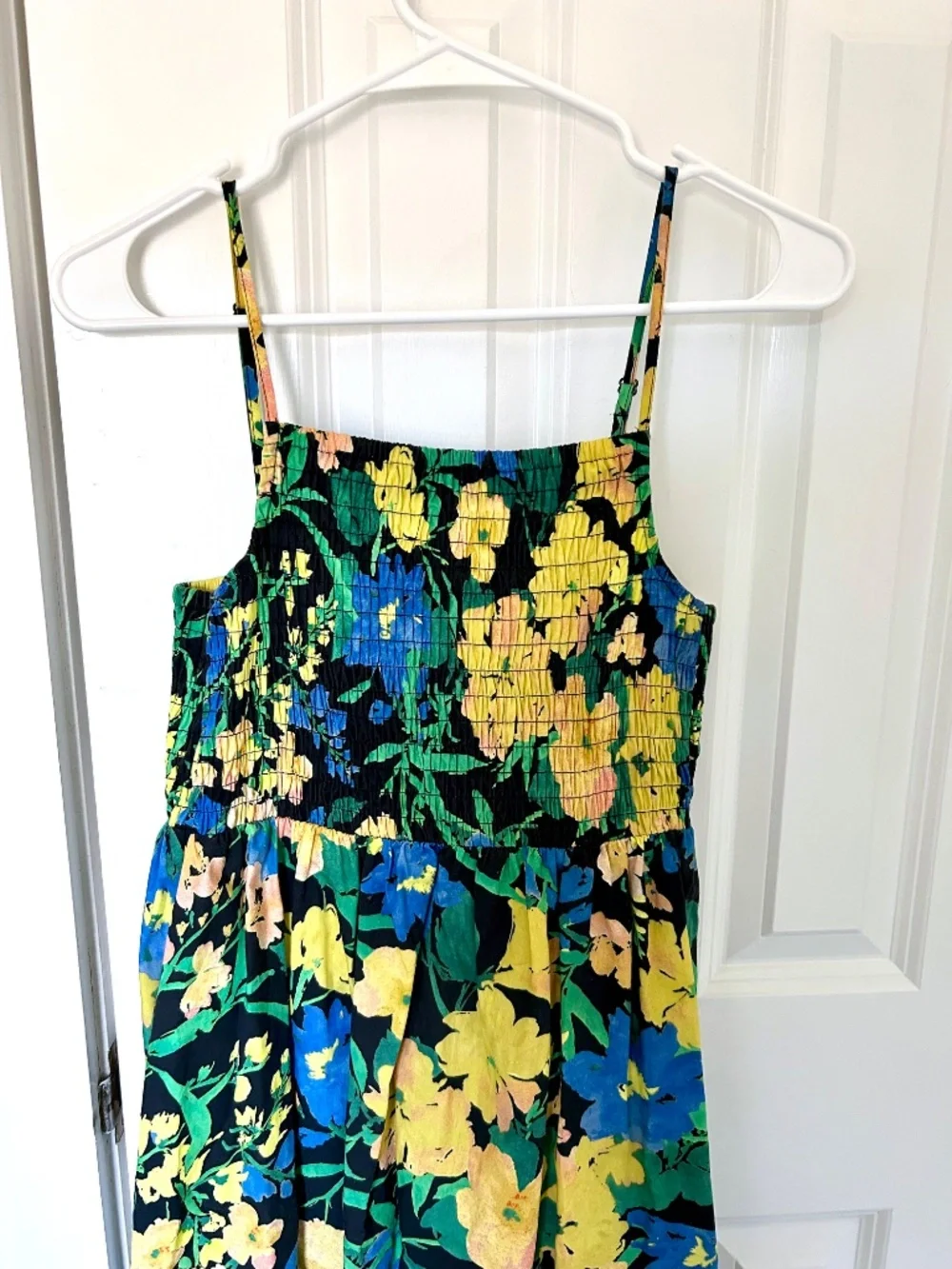 Topshop Floral Smock Dress Size Small - Picture 4 of 6